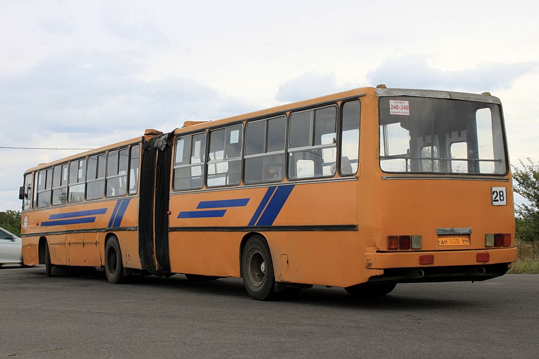 In Saratov, the Soviet Ikarus “accordion” returned to the regular route