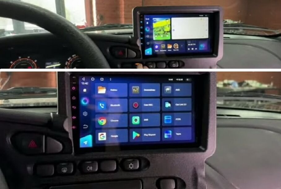 Lada Niva Travel will have an advanced media system: photo of the interior