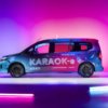 Nissan has released a multi-colored karaoke based on the Townstar Evalia minivan