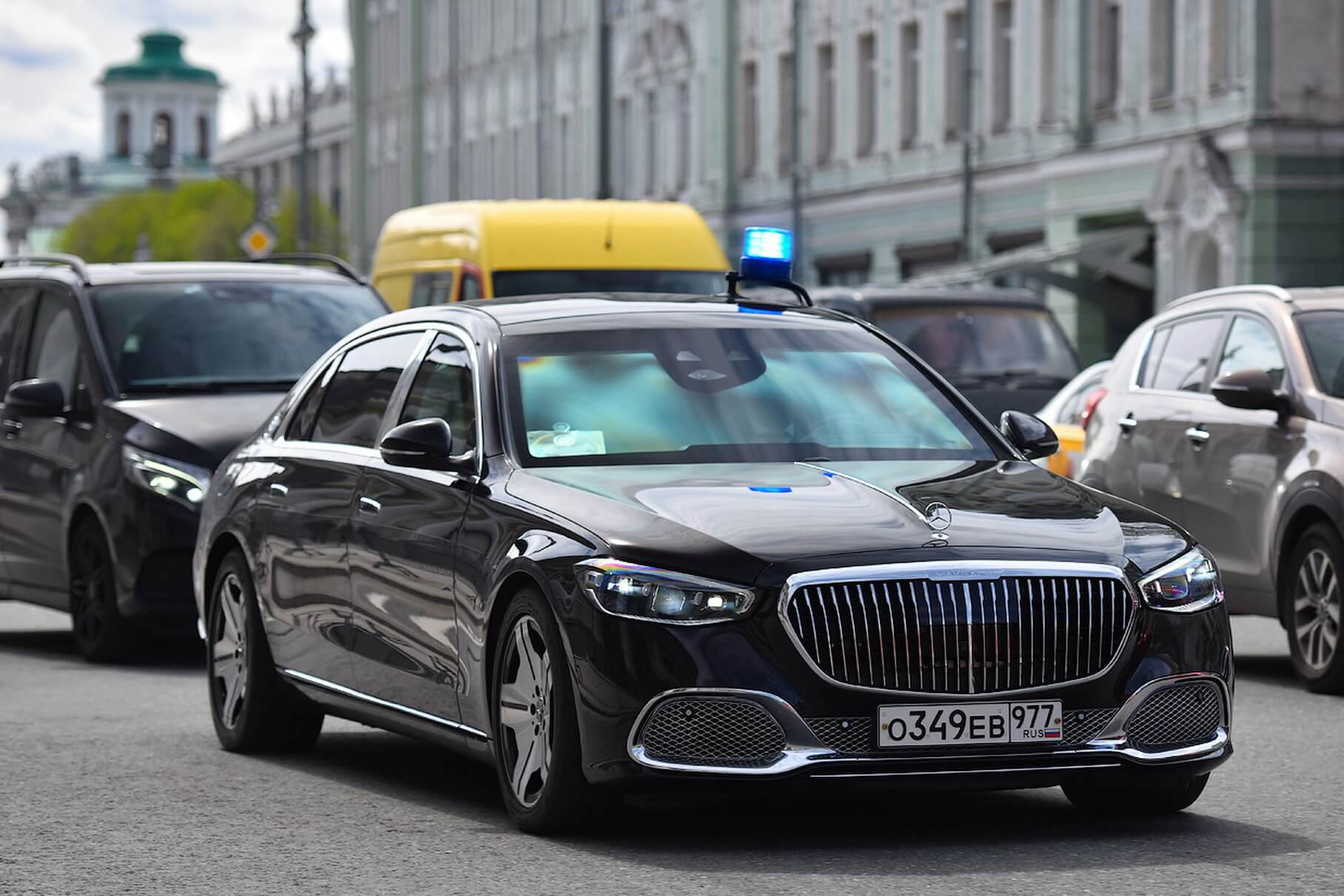 Russian intelligence services have a new armored Maybach