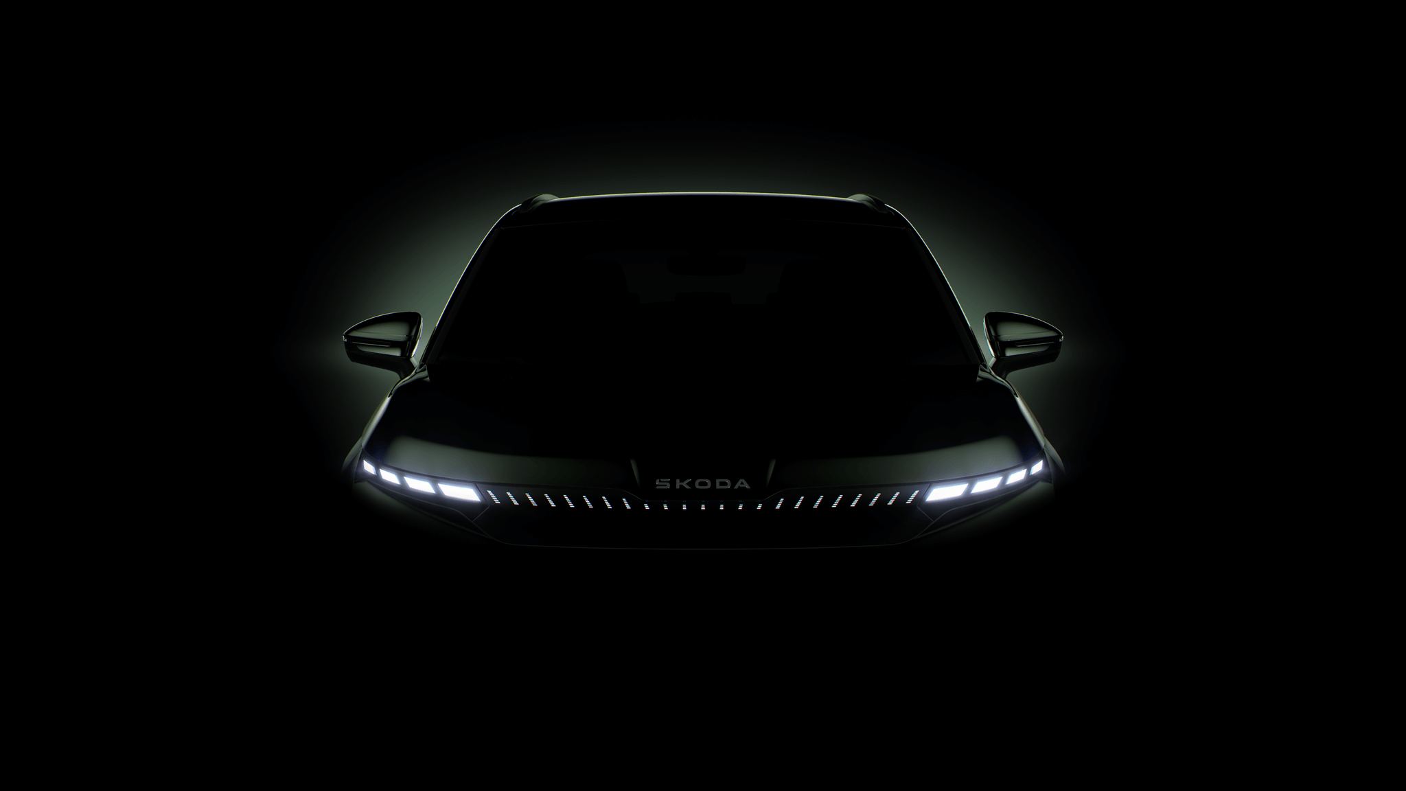 Skoda showed the first teaser of the new Elroq electric crossover