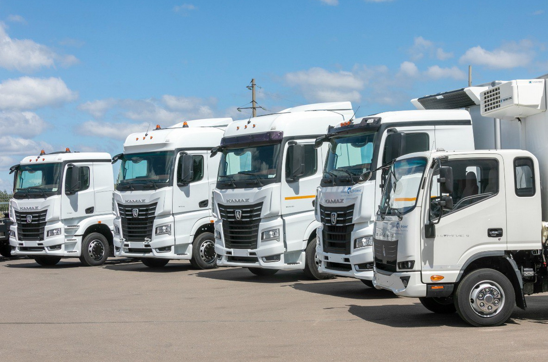 KamAZ showed a full line of “anti-sanctions” K5 trucks