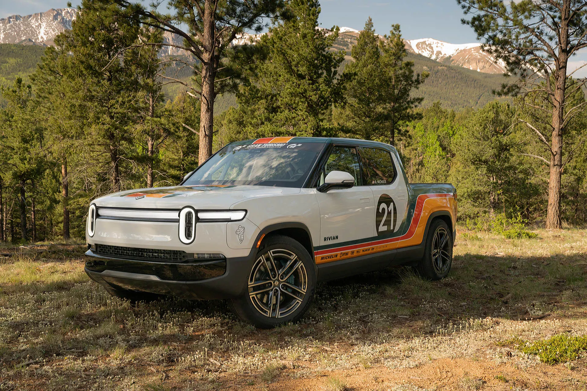 Rivian Sends New R1T Electric Pickup Truck to Pikes Peak Race