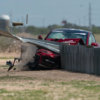 Tesla Model 3 Electric Car Hit By Guardrail At 100km/h